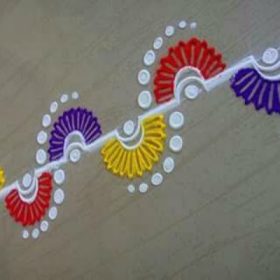 Baby Shower Simple Rangoli Designs images